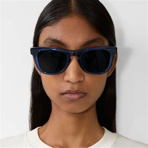 burberry brille 2017|Arch Facet Sunglasses in Dark blue .